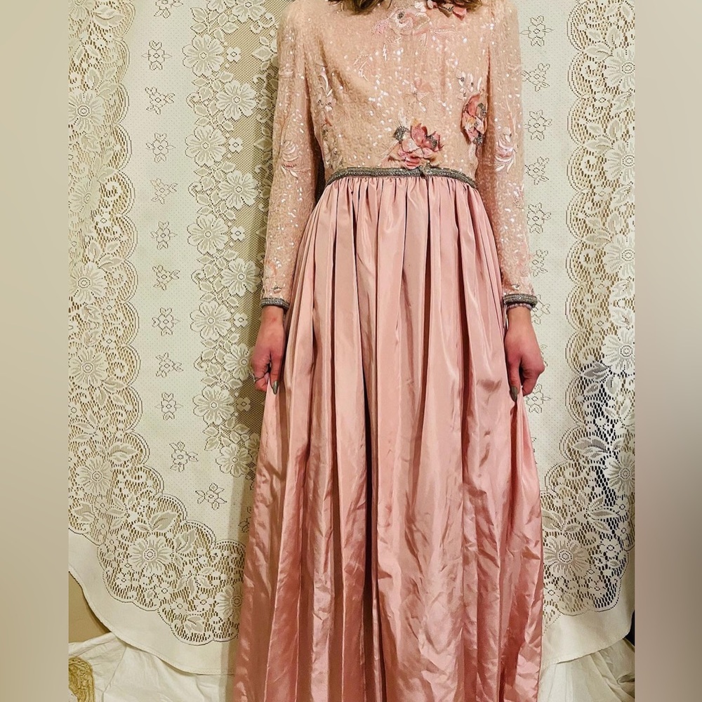 70’s designer dress “Richilene New York” gown.